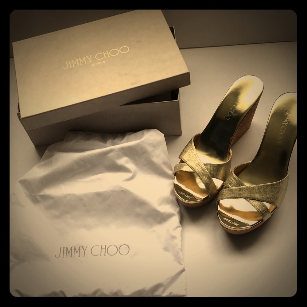 NIB Jimmy Choo cork platform sandals (size 41)